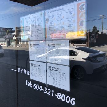 Fat Boy Kitchen - Window menus~ (July 2023) - Hong Kong Style Cafe Near Me - Vancouver, British Columbia
