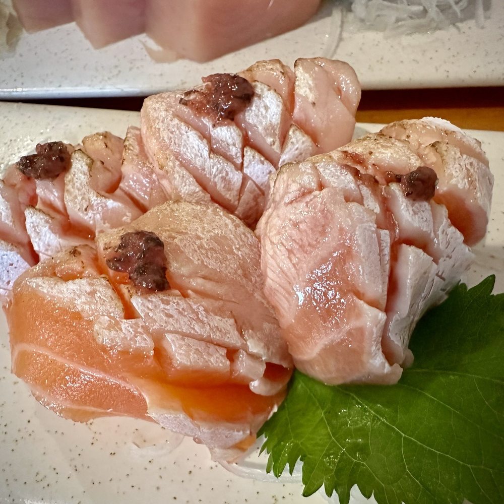 Sushi Kazoku - Salmon Belly Sashimi - Japanese Near Me - San Carlos, California Sushi Kazoku - Salmon Belly Sashimi - Japanese Near Me - San Carlos, California