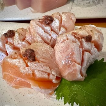 Sushi Kazoku - Salmon Belly Sashimi - Japanese Near Me - San Carlos, California Sushi Kazoku - Salmon Belly Sashimi - Japanese Near Me - San Carlos, California