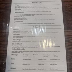 Boulevard Tavern - Menu front side 3-13-26