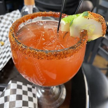 Off The Hook Fish Grill - Strawberry margarita - Seafood Near Me - Whittier, California