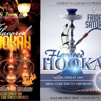 New Ice - a hookah and a flyer - Dance Clubs Near Me - Houston, Texas New Ice - a hookah and a flyer - Dance Clubs Near Me - Houston, Texas