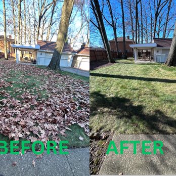 Mav’s Mowing - Boom bam leaf cleanup done. - Lawn Services Near Me Mav’s Mowing - Boom bam leaf cleanup done. - Lawn Services Near Me