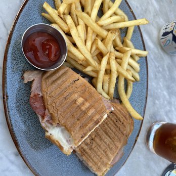 Provisional Kitchen - Italian Panini Salami, Ham, Pepperoni, Red Onion, Provolone, Pepperoncini, Pesto Aioli, Served with Fries - Breakfast & Brunch Near Me - San Diego, California