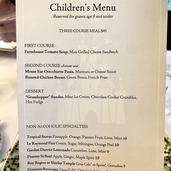 Club 33 - Kids menu, $45/pp (8/2022) - French Near Me - Anaheim, California Club 33 - Kids menu, $45/pp (8/2022) - French Near Me - Anaheim, California