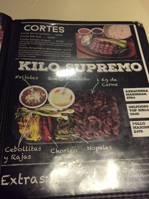 Menu photo 2 Asadero Baja Sonora - Rio Tijuana, BCN