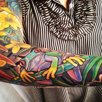 Red Rocket Tattoo - Fresh addition to sleeve by Adam Guy Hays - Tattoo Near Me - New York, New York