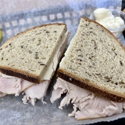 Bruno's at Greenfield - Turkey and aged sharp provolone on rye