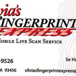 Silvia’s Fingerprint Express - SILVIA'S FINGERPRINT EXPRESS