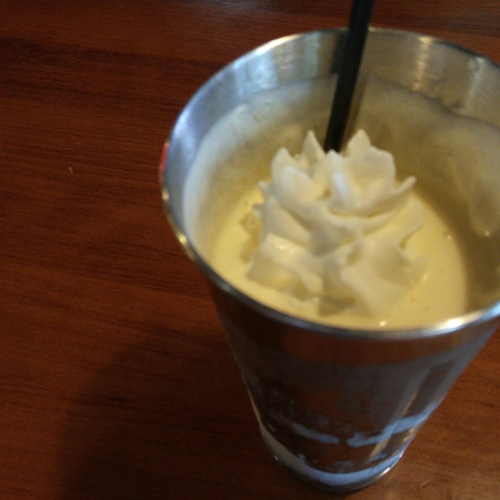 Orange Creamsicle milkshake