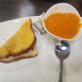 Broken Yolk Cafe - Half grilled cheese and tomato soup - American Near Me - Buena Park, California Broken Yolk Cafe - Half grilled cheese and tomato soup - American Near Me - Buena Park, California