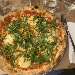 Goat Cheese, Arugula, Honey Pizza Goat Cheese, Arugula, Honey Pizza