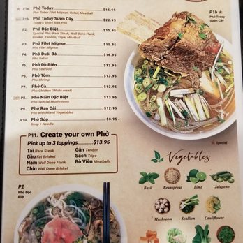 Pho Today - Menu - Vietnamese Near Me - South Plainfield, New Jersey