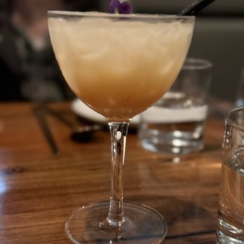Bansang - A peach Shochu cocktail at Bansang - Korean Near Me - San Francisco, California