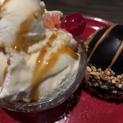 Hunan Springs Chinese Restaurant - One remarkable dessert.