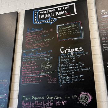 Launch Room cafe - Menu (as of January 2025) - Caterers Near Me