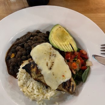 Rocking V Cafe - Jalapeño chicken with hatch chili rice and best black beans ever - New American Near Me - Kanab, Utah Rocking V Cafe - Jalapeño chicken with hatch chili rice and best black beans ever - New American Near Me - Kanab, Utah