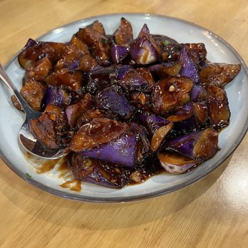 Hu's Cooking - Stir fried eggplant - Chinese Near Me - Houston, Texas