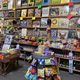 Metal signs and more candy