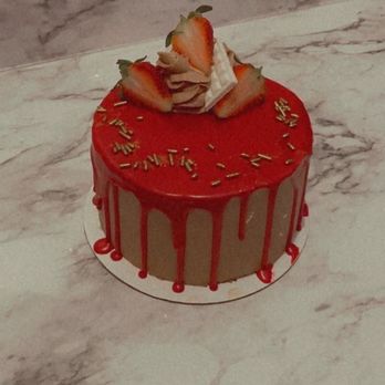 Baked by Alis - This was a chocolate cake with a white chocolate ganache filling for Mother's Day. - Desserts Near Me Baked by Alis - This was a chocolate cake with a white chocolate ganache filling for Mother's Day. - Desserts Near Me