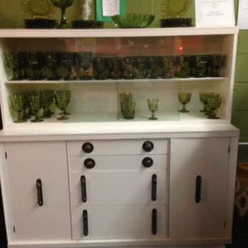 Calla Lilies - Mid century white hutch $150.00 - Antiques Near Me - Rosenberg, Texas Calla Lilies - Mid century white hutch $150.00 - Antiques Near Me - Rosenberg, Texas