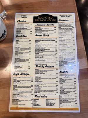 Menu photo 2 Eggcited Brunch House McKinney, TX