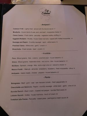 Menu photo 2 Cafe Calabria II Albany, NY