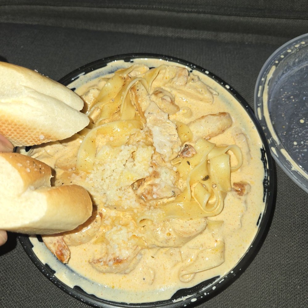 Lilly's Gourmet Pasta Express - The bowl being first opened - Italian Near Me - Boston, Massachusetts Lilly's Gourmet Pasta Express - The bowl being first opened - Italian Near Me - Boston, Massachusetts