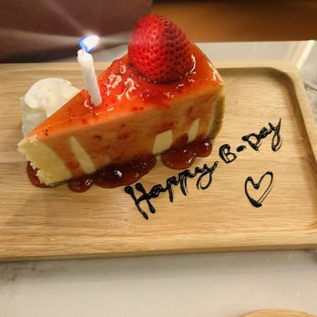 Thai Charm - Complimentary Birthday Cheesecake - Thai Near Me - Frisco, Texas