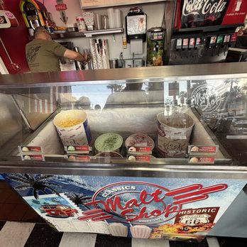 Classics Malt Shop - Ice cream freezer - American Near Me - San Diego, California