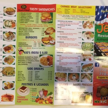 Jennis Restaurant - Menu outside - New American Near Me - Brooklyn, New York Jennis Restaurant - Menu outside - New American Near Me - Brooklyn, New York