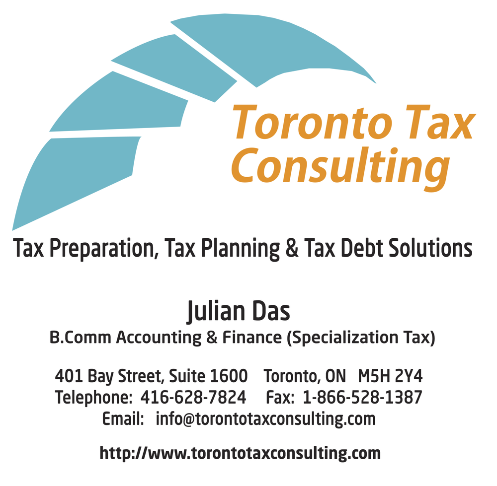 TORONTO TAX CONSULTING Updated September 2024 Suite 1600 401 Bay