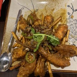 EatEast - Sichuan prawns & fries
