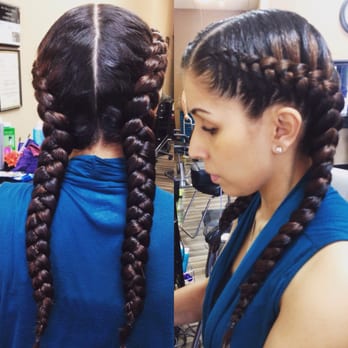 Grand Canal Salon - French braids done by Denise - Hair Salons Near Me - Stockton, California Grand Canal Salon - French braids done by Denise - Hair Salons Near Me - Stockton, California