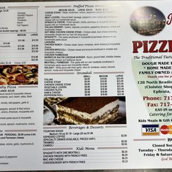Maria's New York Pizzeria - Current menu 3/16/23