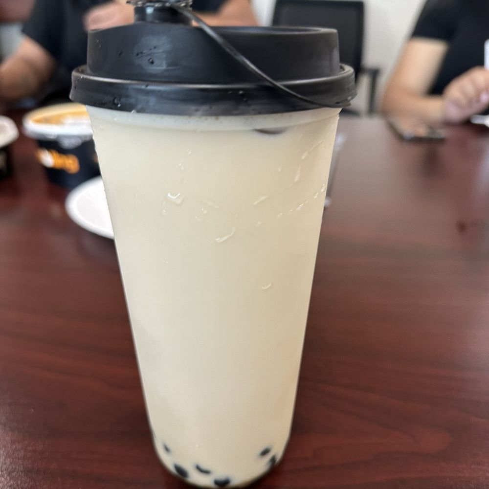 Thumbling - Brown Sugar Milk with Boba (i guess this is just MILK TEA?) - Shanghainese Near Me - West Covina, California