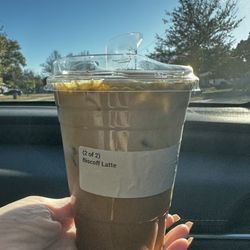 Biscoff iced latte