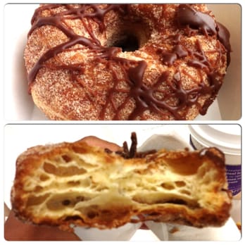 Kettle Glazed Doughnuts - This is the real deal and the best cronut version of NYC. Crisp, flaky, layered and buttery.  Excellent! - Donuts Near Me - Hollywood, California