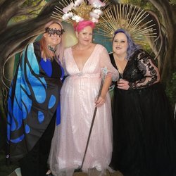 Na Alterations Express - Mine is the dress in the middle. I didn't trip on the front of the dress once & that is what was Important.