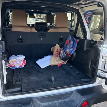 All American Detailing - He got all the hair up here too! Looks good! There are a couple spots that could be a little cleaner. - Car Wash Near Me