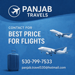 Panjab Travels - Looking for cheap flights without the stress? We've got you covered! At our travel service, we specialize in finding the best flight deal