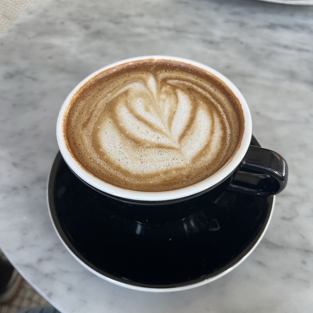Honey Halva Latte with oatmilk