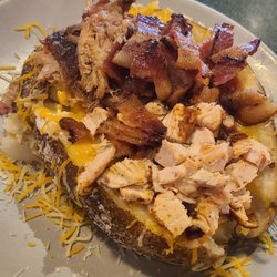 RibCrib BBQ - Chicken Club Spud, I think..