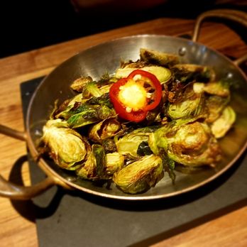Baldamar - Asian flavors Brussel sprouts. These were actually pretty good. - New American Near Me - Roseville, Minnesota Baldamar - Asian flavors Brussel sprouts. These were actually pretty good. - New American Near Me - Roseville, Minnesota