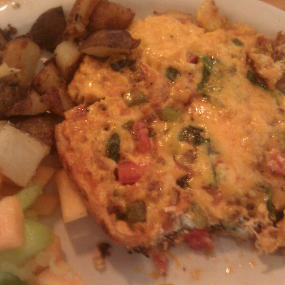 Pinky's - Veggie frittata with Chorizo. - Coffee & Tea Near Me - Tampa, Florida Pinky's - Veggie frittata with Chorizo. - Coffee & Tea Near Me - Tampa, Florida