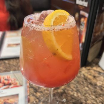 BJ's Restaurant & Brewhouse - Sparking Sangria with Ruffino Prosecco - New American Near Me - Frederick, Maryland