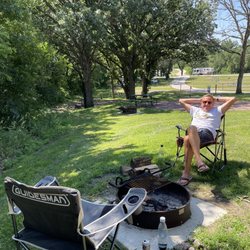Marble Beach State Park Campground - Relaxing at the campsite