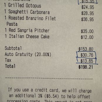 Umberto's Clam House - If you get a Pulsd voucher, this place add their tips (20%) on the app it's not added. After bad food, he made sure got his 20% - Seafood Near Me - New York, New York Umberto's Clam House - If you get a Pulsd voucher, this place add their tips (20%) on the app it's not added. After bad food, he made sure got his 20% - Seafood Near Me - New York, New York