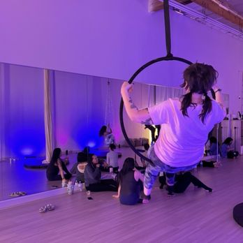 Alter Aerial - Playing on Lyra - Aerial Fitness Near Me - Laguna Hills, California
