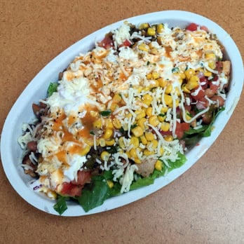 Chipotle Mexican Grill - Chicken Salad With Dressing - Mexican Near Me - Overland Park, Kansas